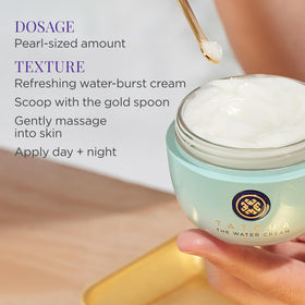 TATCHA The Water Cream with 23-karat gold detail