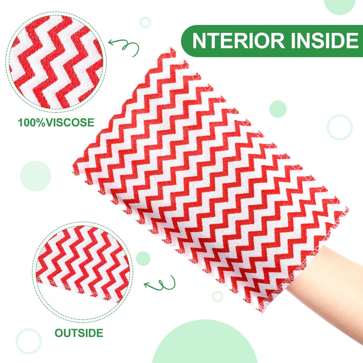 Tatuo Exfoliating Mitts in use during a shower