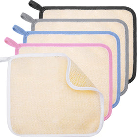 Tatuo Exfoliating Washcloth Set in assorted colours front view