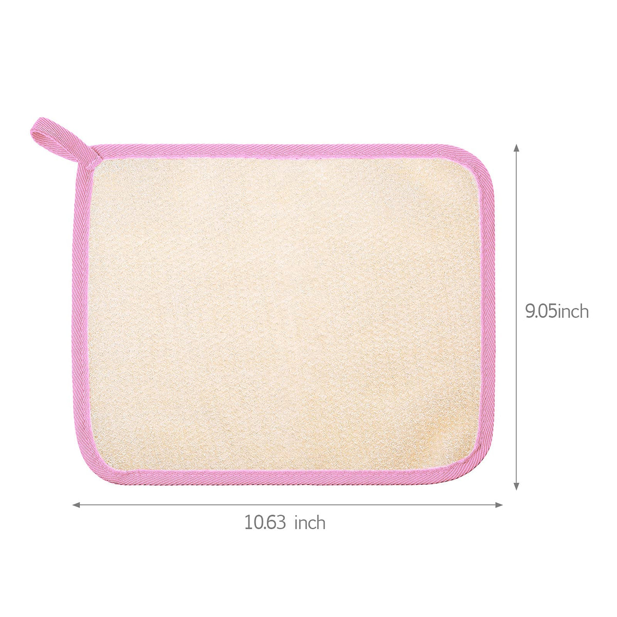 Tatuo washcloth in use during a shower