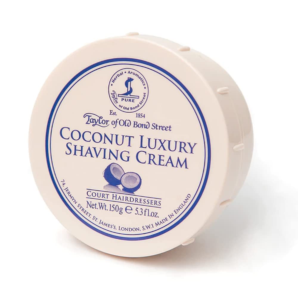 Taylor of Old Bond Street Coconut Shaving Cream Bowl front view