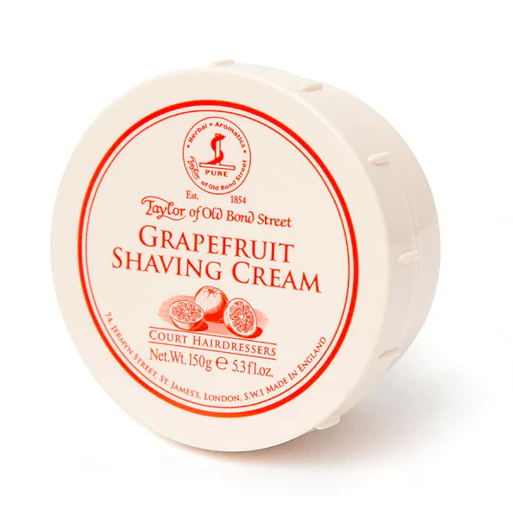 Taylor of Old Bond Street Grapefruit Shaving Cream Bowl front view