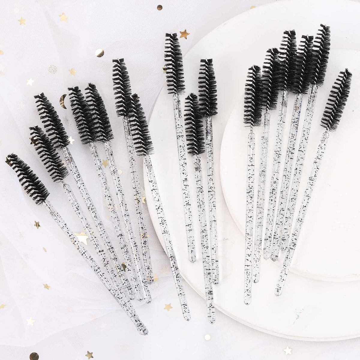 Tbestmax disposable mascara wands with bendable heads