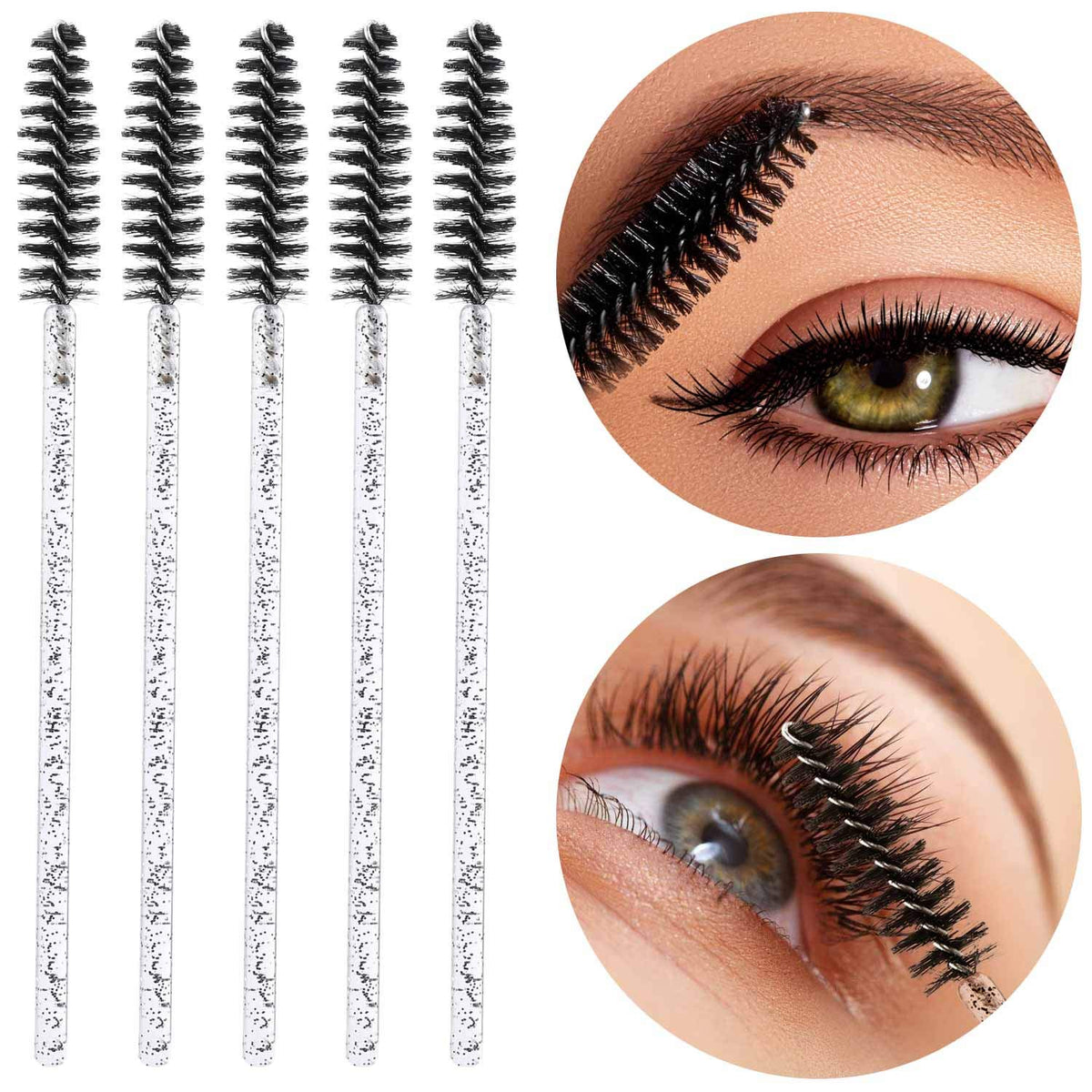 Tbestmax mascara wands in vibrant pink and purple