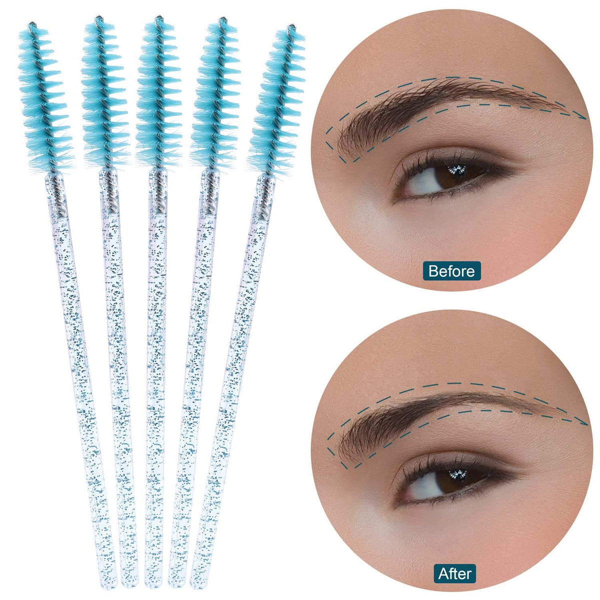 Tbestmax mascara wands package showing 300 pieces