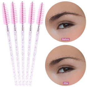Tbestmax mascara wands showing crystal shining black stick
