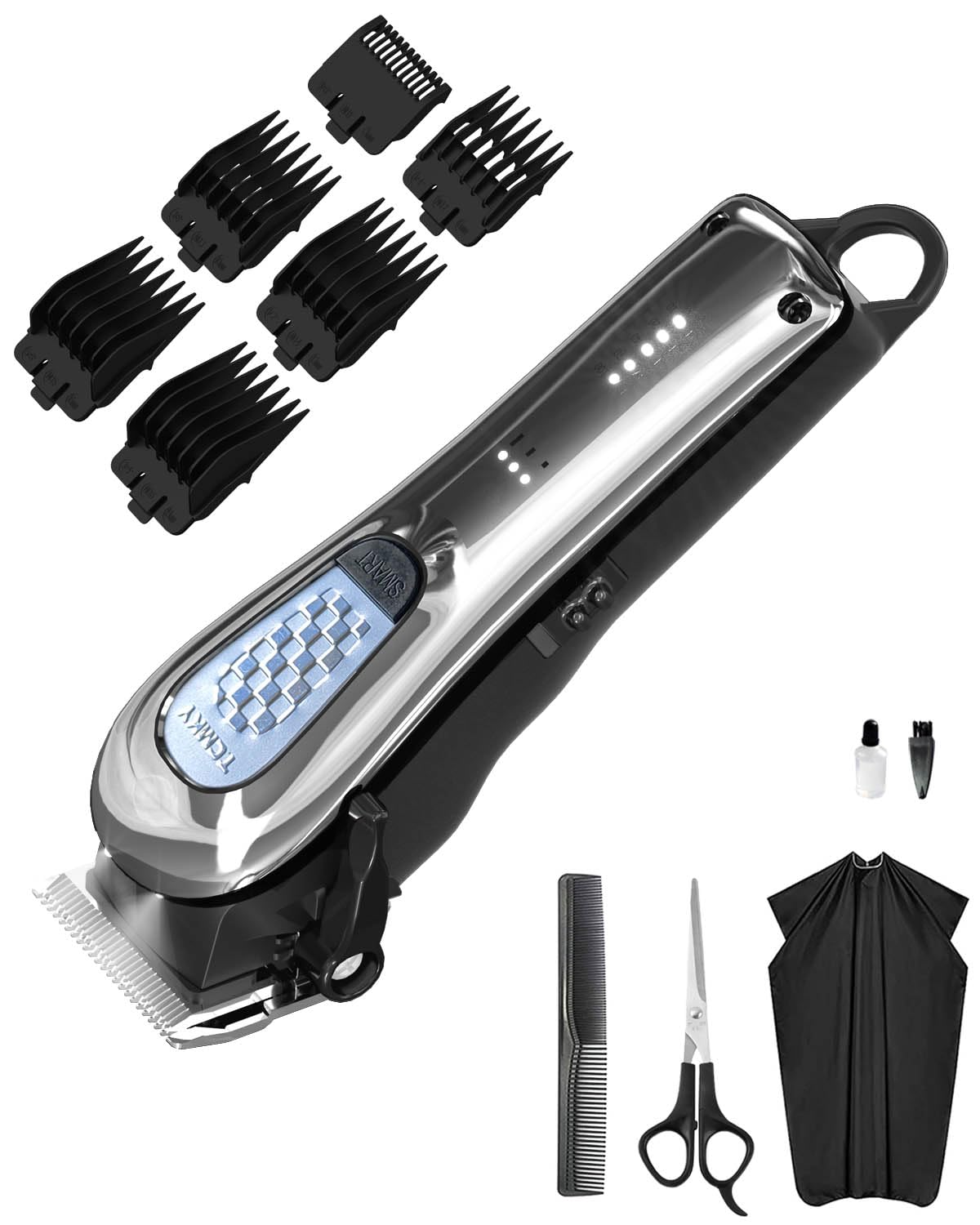 TCMKY Hair Clippers cordless and corded model front view
