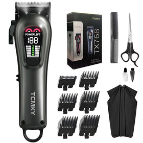 TCMKY Hair Clippers cordless and corded model front view