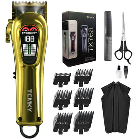TCMKY Hair Clippers front view with LED display
