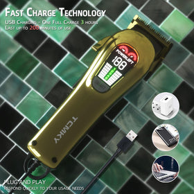 TCMKY Hair Clippers packaging and accessories