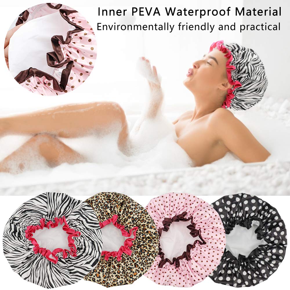 TCOTBE shower cap displayed in a lifestyle setting