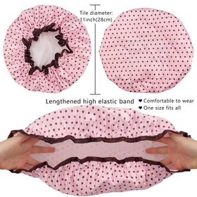 TCOTBE shower cap side view showing elastic band