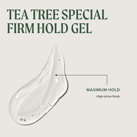 Tea Tree Firm Hold Gel 5.1 fl oz with styling tools