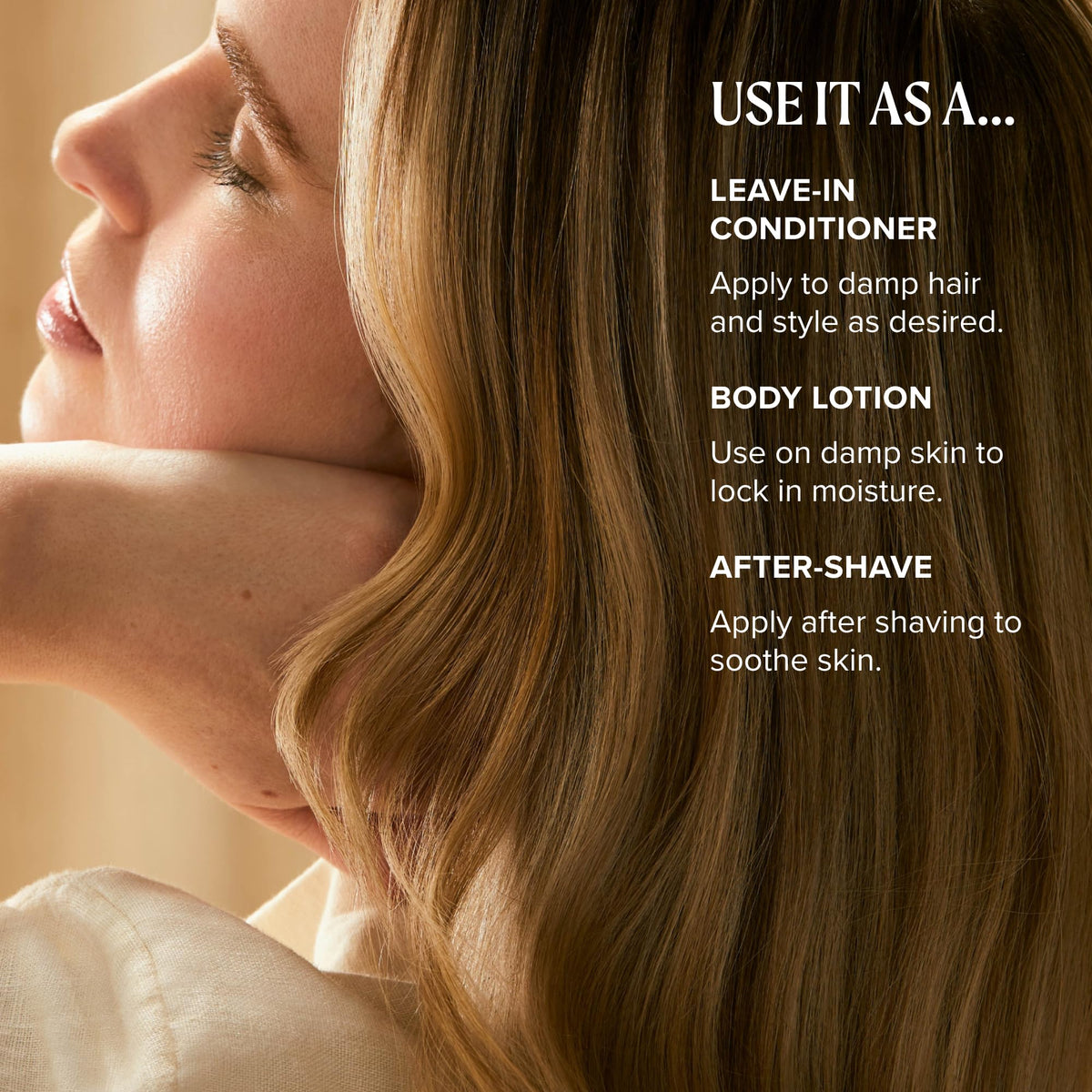 Tea Tree Hair and Body Moisturizer in a lifestyle setting