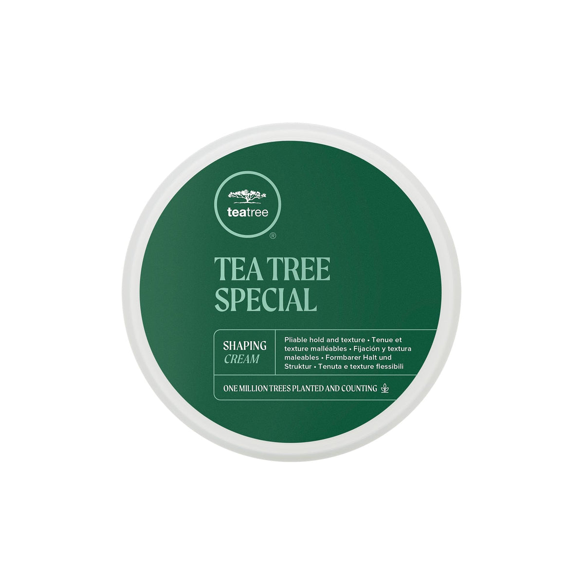 Tea Tree Shaping Cream 3 oz front view with matte finish