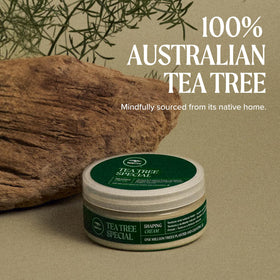 Tea Tree Shaping Cream 3 oz with botanical ingredients
