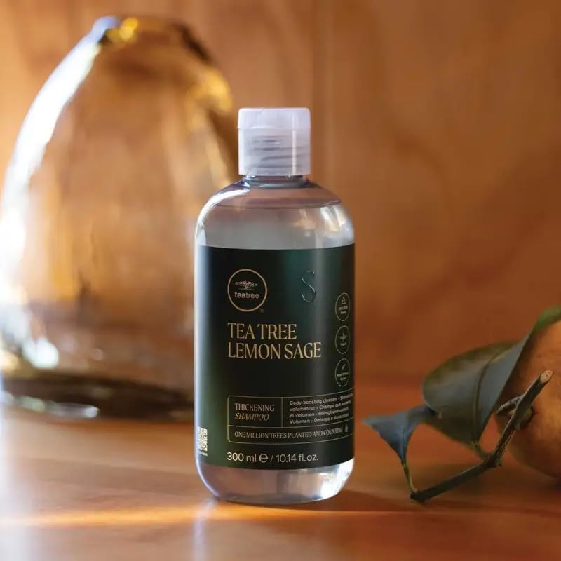 Tea Tree Thickening Shampoo back label details