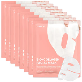 TEAWOO Bio-Collagen Facial Mask front view with packaging