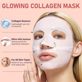 TEAWOO Bio-Collagen Facial Mask set in elegant packaging