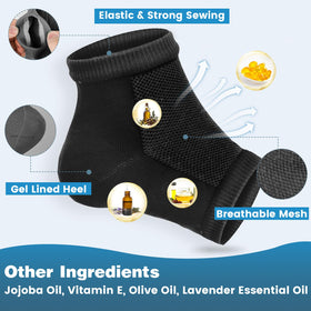 TEAWOO heel socks in packaging with 6 pairs