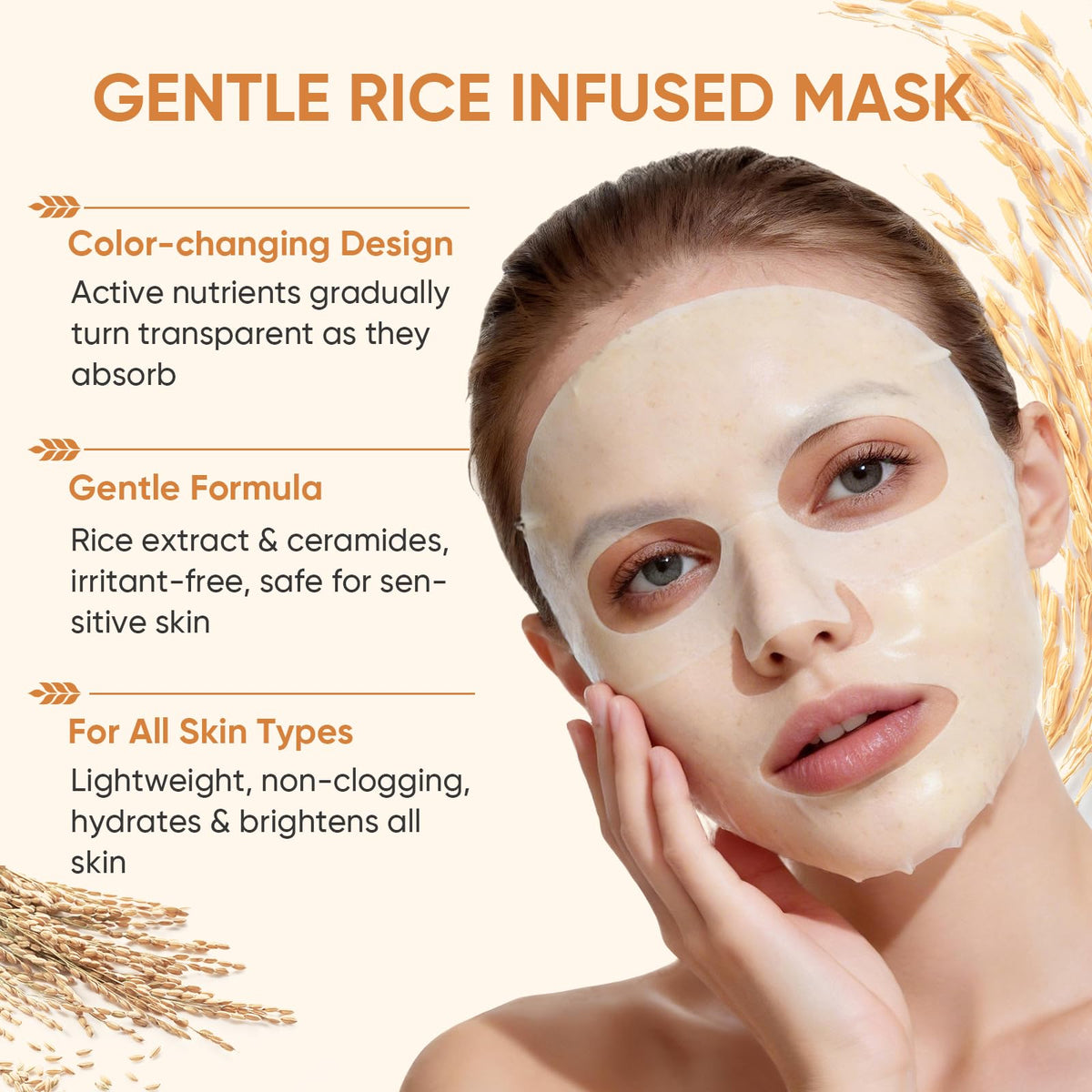 TEAWOO Rice Deep Collagen Face Mask beautiful gift packaging