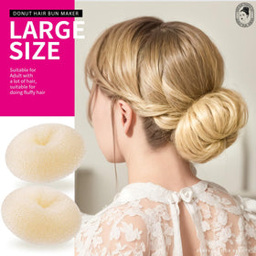 Teenitor bun maker set displayed with hair accessories