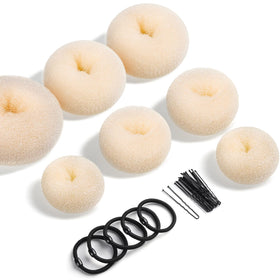 Teenitor Donut Bun Maker Set front view with various sizes