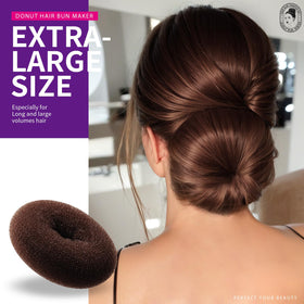 Teenitor Donut Hair Bun Maker Set displayed on a white background