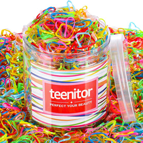 Teenitor Elastic Ties Hair Bands assorted colours front view