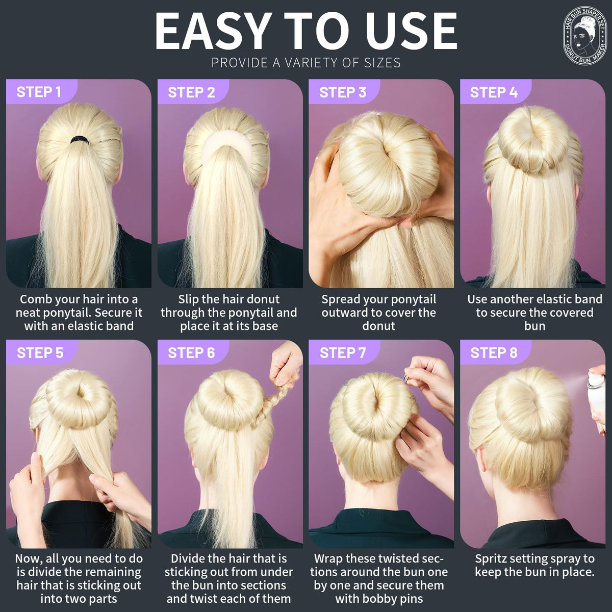 Teenitor Hair Bun Maker Set packaging and contents