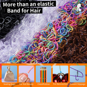 Teenitor Hair Elastics displayed on a table