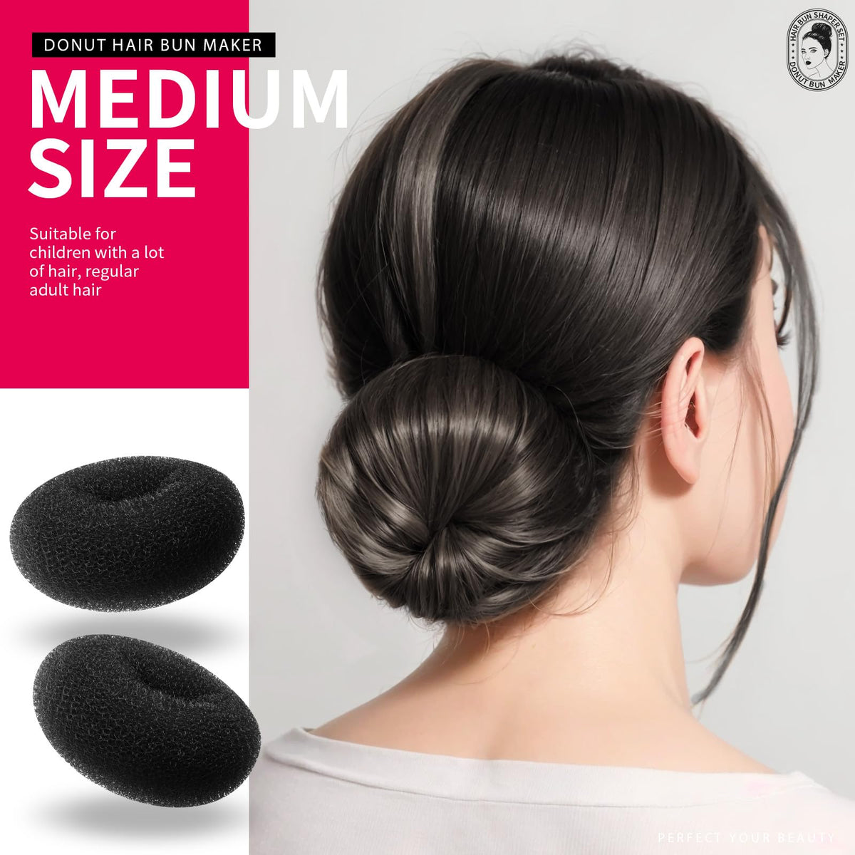 Teenitor Hair Styling Kit showing elastic bands and bobby pins