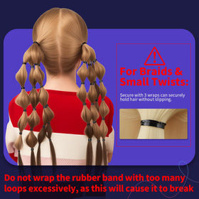 Teenitor hair ties displayed in a bowl