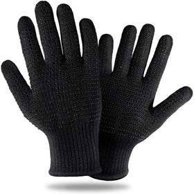 Teenitor Heat Resistant Gloves front view with silicone bumps