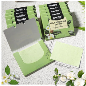 Teenitor Oil Blotting Sheets showing individual sheets