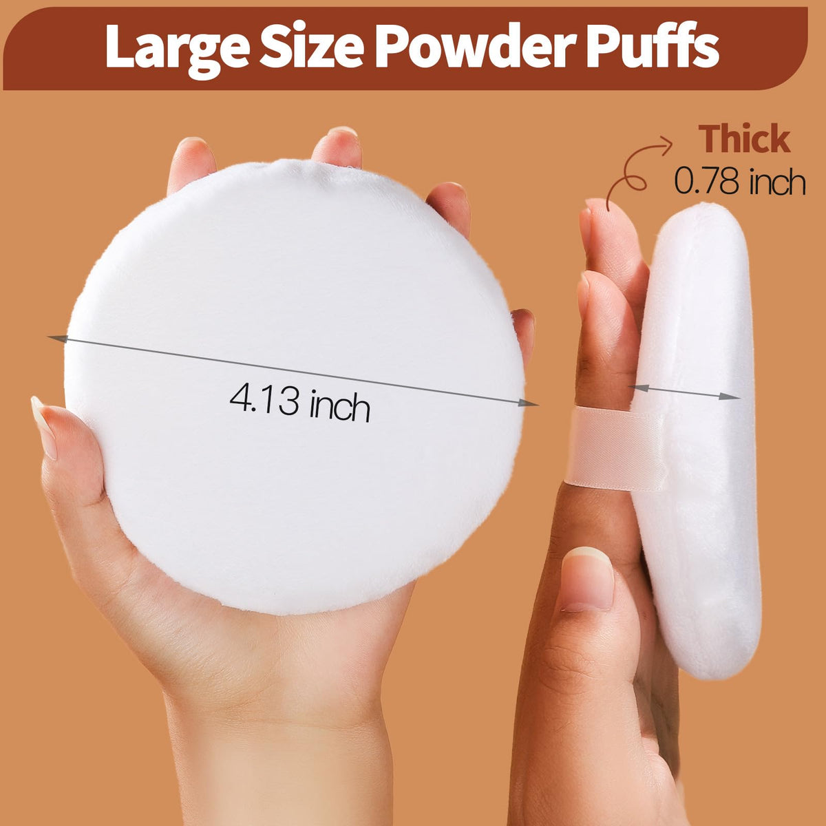 Teenitor Powder Puff Set in Plastic Box
