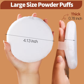 Teenitor Powder Puff Set in Plastic Box