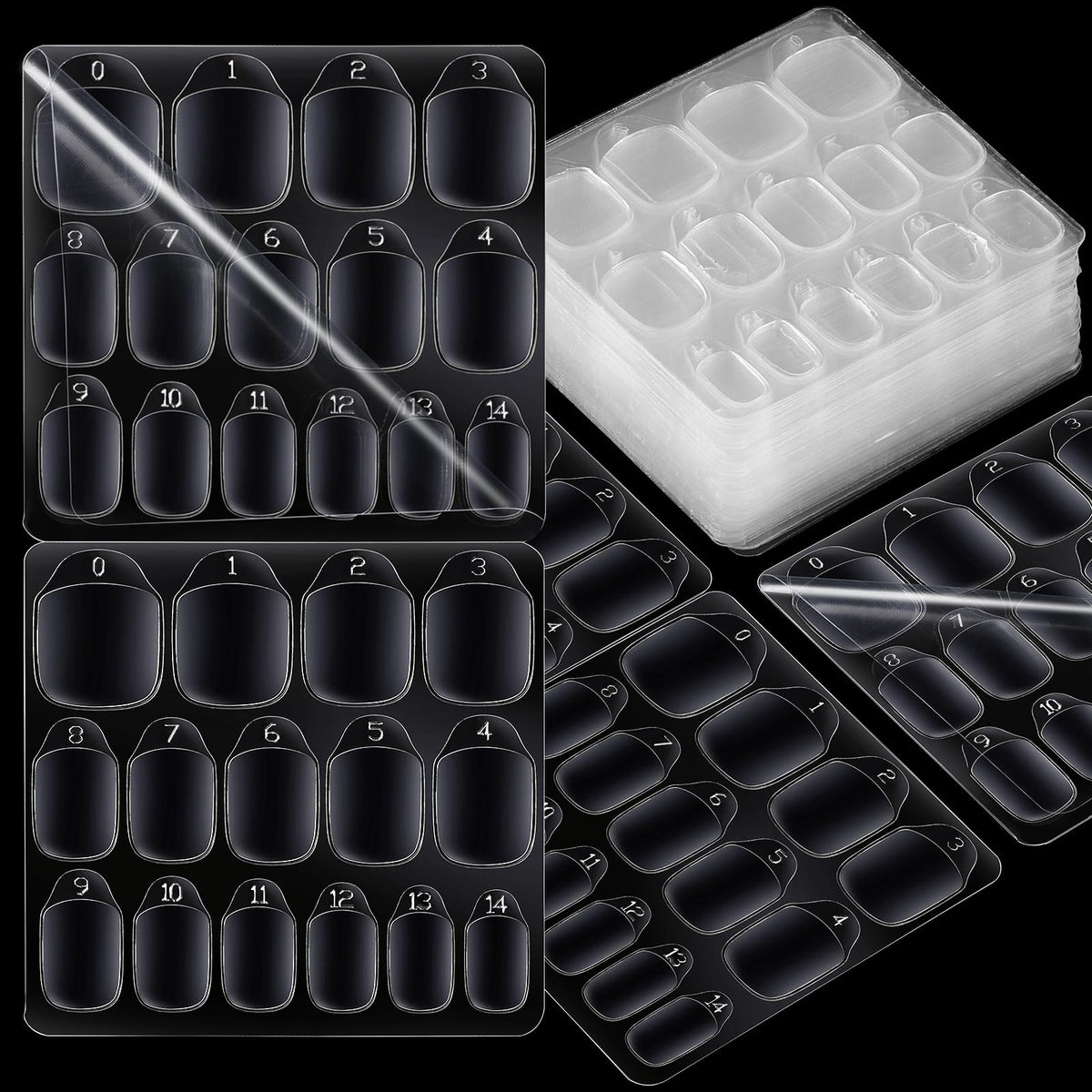 Teenitor Press on Nail Adhesive Tabs package front view
