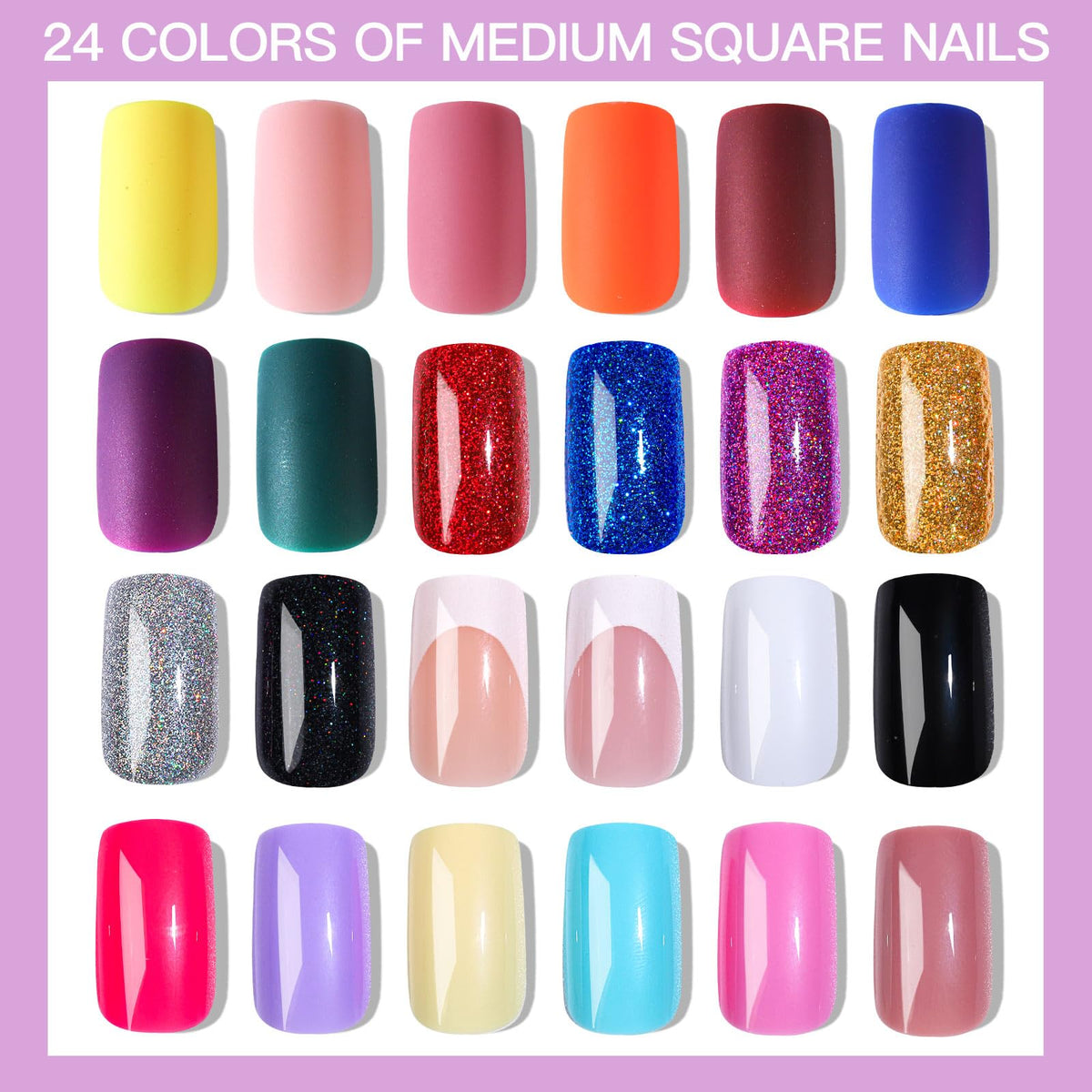 Teenitor Press on Nails kit packaging and contents