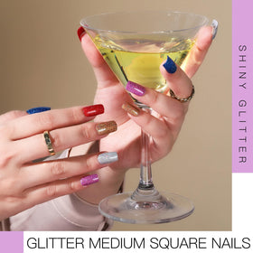 Teenitor Press on Nails matte shades displayed