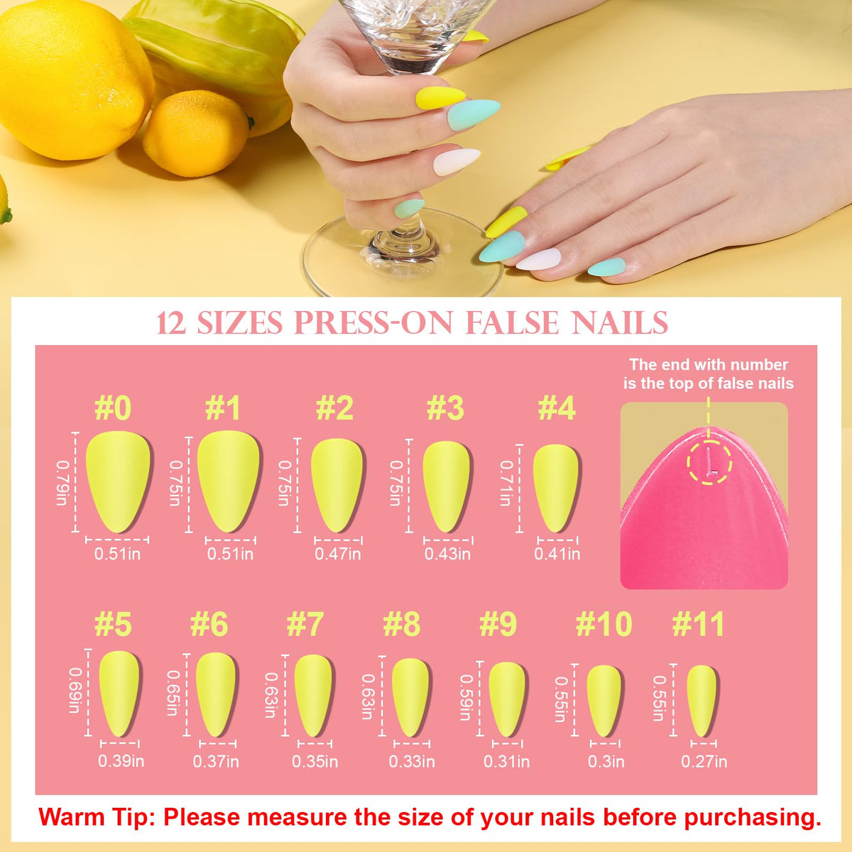 Teenitor press on nails showing jelly adhesive tabs and accessories