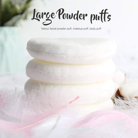 Teenitor Velour Powder Puff on Makeup Table