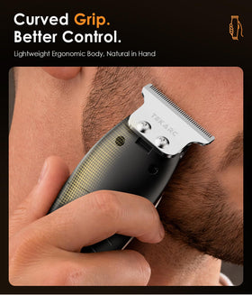 TEKARC Hair & Beard Trimmer with cleaning brush and blade oil