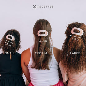 Teleties Medium Flat Round Clip packaging