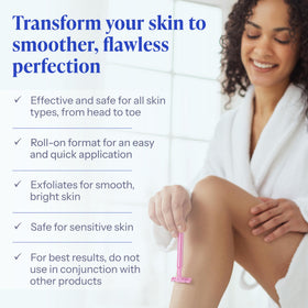 Tend Skin Roll-On Solution application on skin