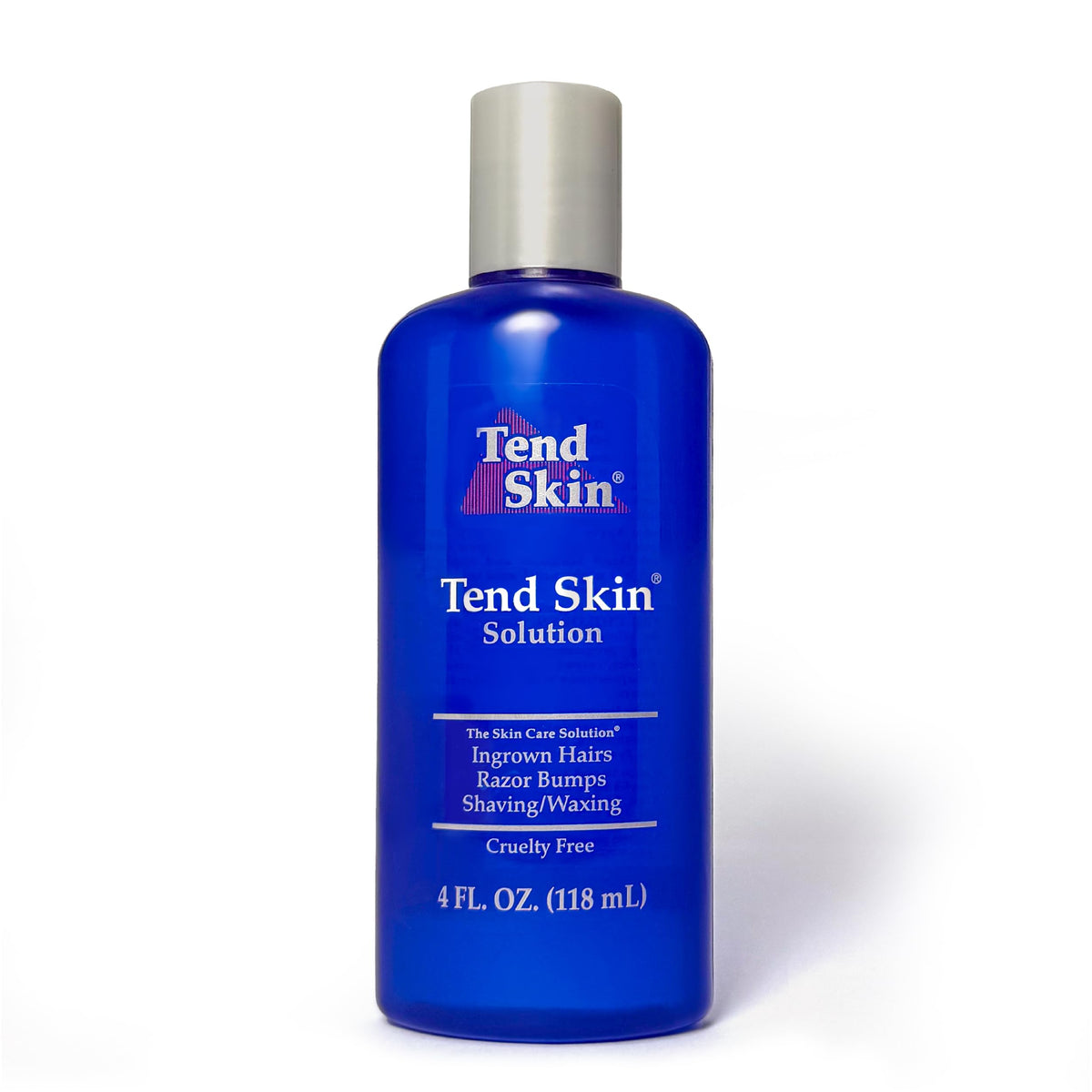 Tend Skin Solution 4 Oz front view with clear label
