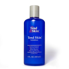 Tend Skin Solution 4 Oz front view with clear label