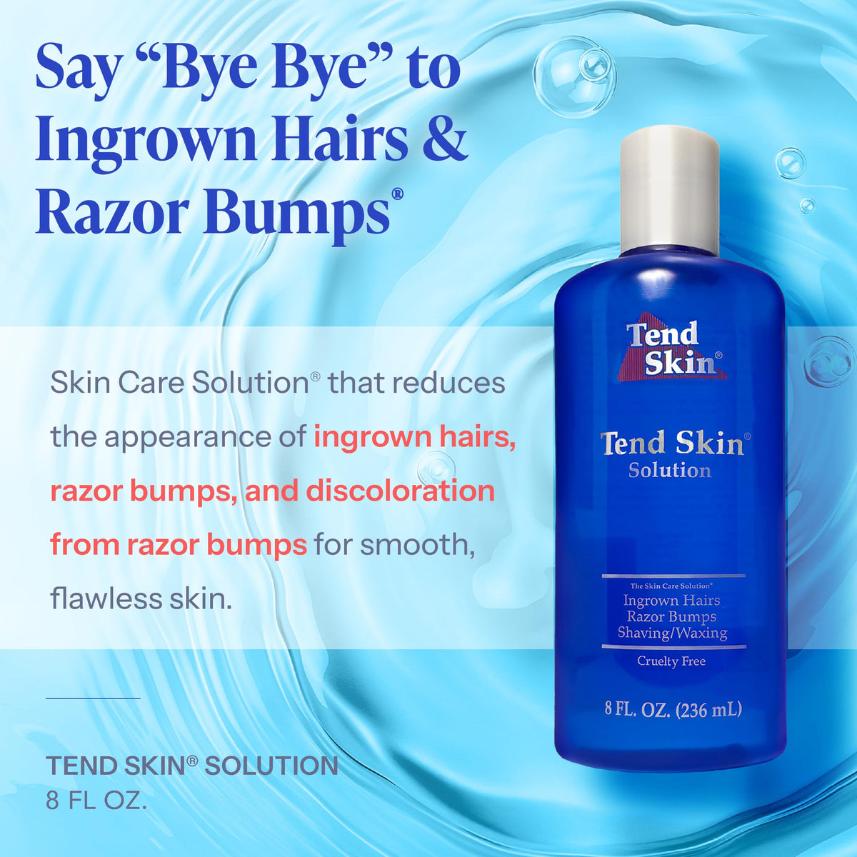 Tend Skin Solution bottle side view