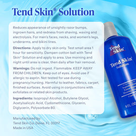 Tend Skin Solution ingredients list