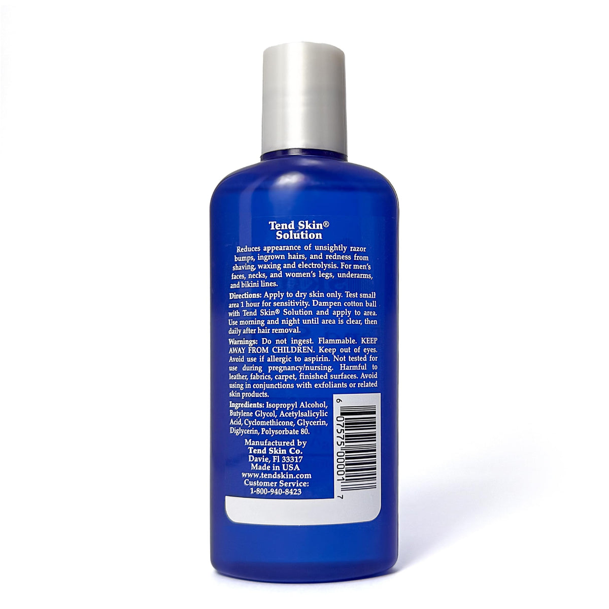 Tend Skin Solution used on legs to reduce bumps